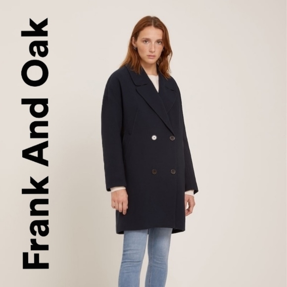 Frank And Oak - The Mackenzie Insulated Cocoon Coat Size Small - Picture 1 of 8